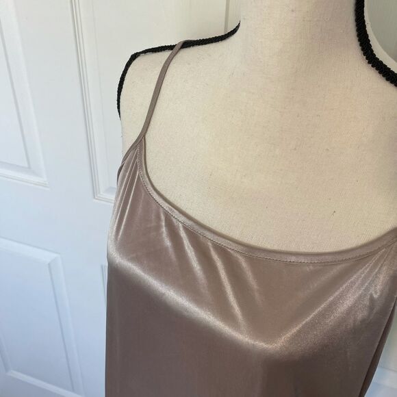 Melody Champagne Lace Hem Slip, size Large - Picture 6 of 12